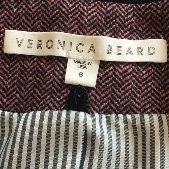 Veronica Beard Tate Upcollar Herringbone Dickey Blazer - Picture 11 of 15